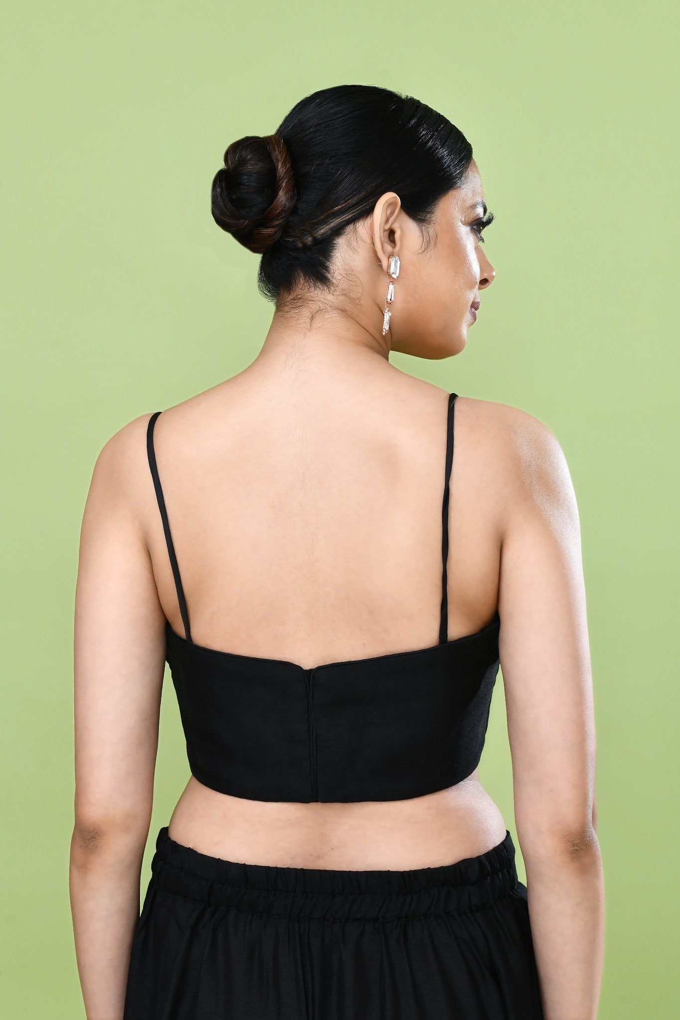 Designer Wear Black Palazzo Set with an Embellished Jacket - Simaaya