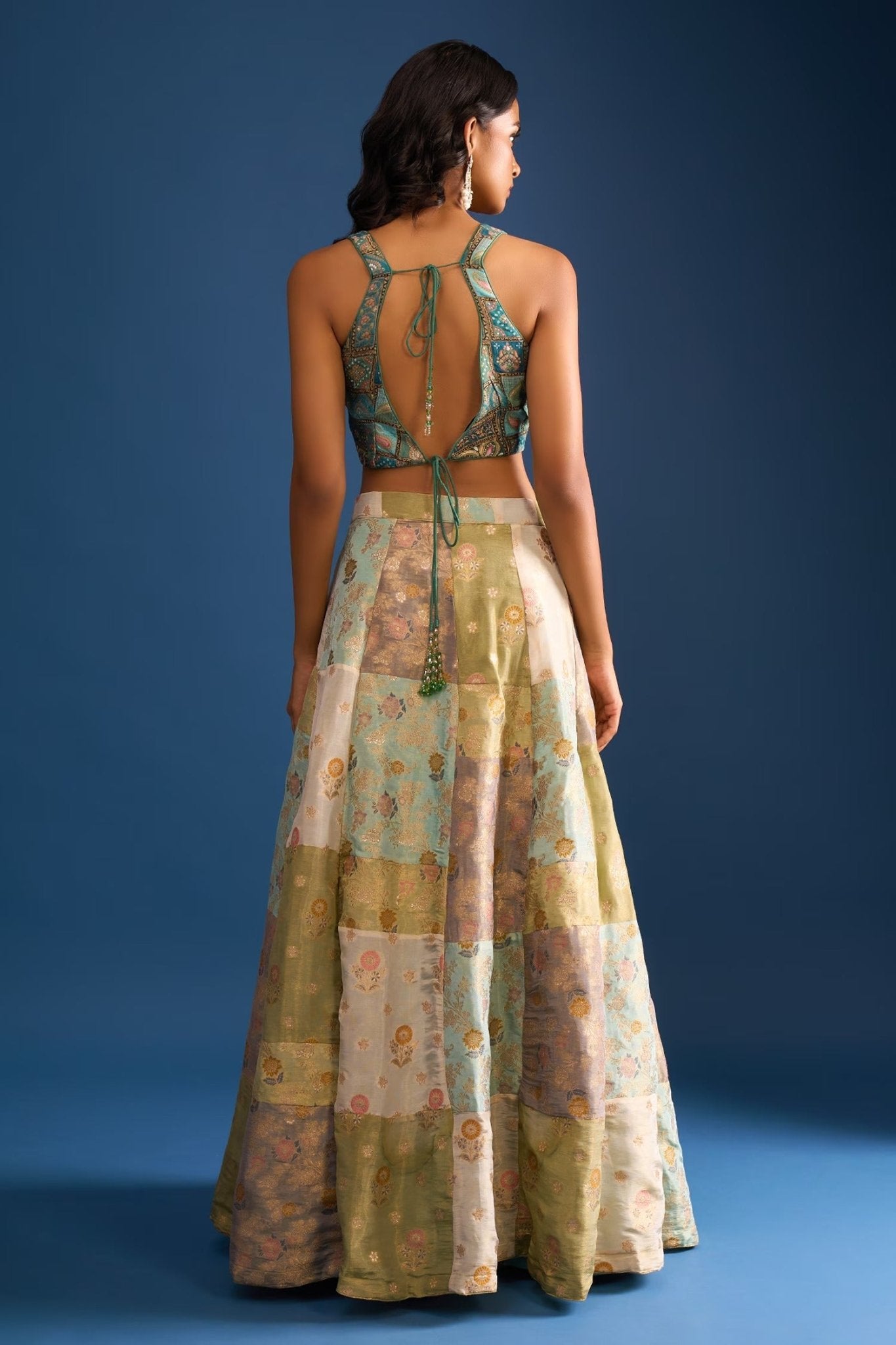 Designer Wear Multi-Colour Lehenga Set - Simaaya