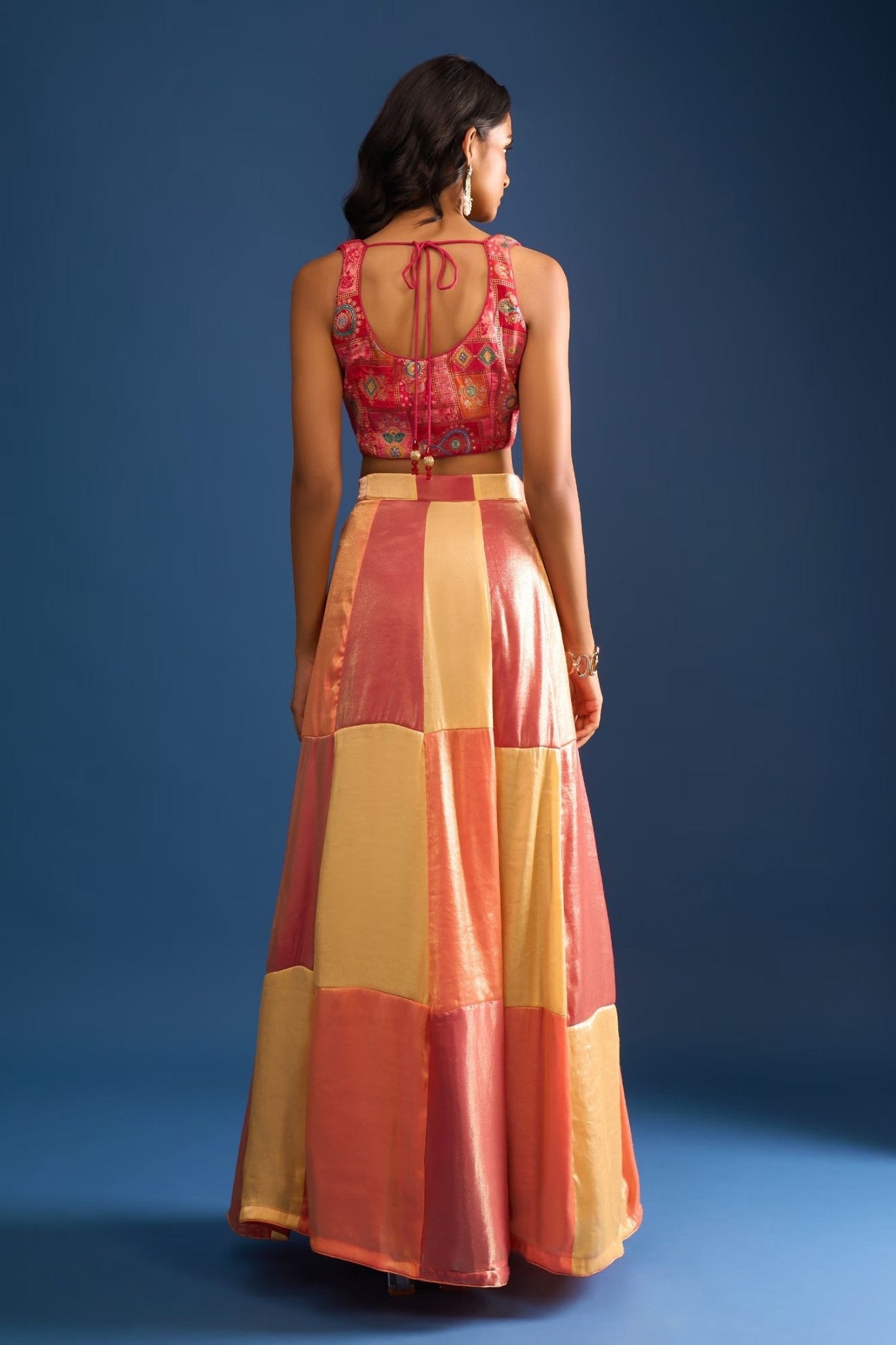 Designer Wear Multi-Colour Lehenga Set - Simaaya