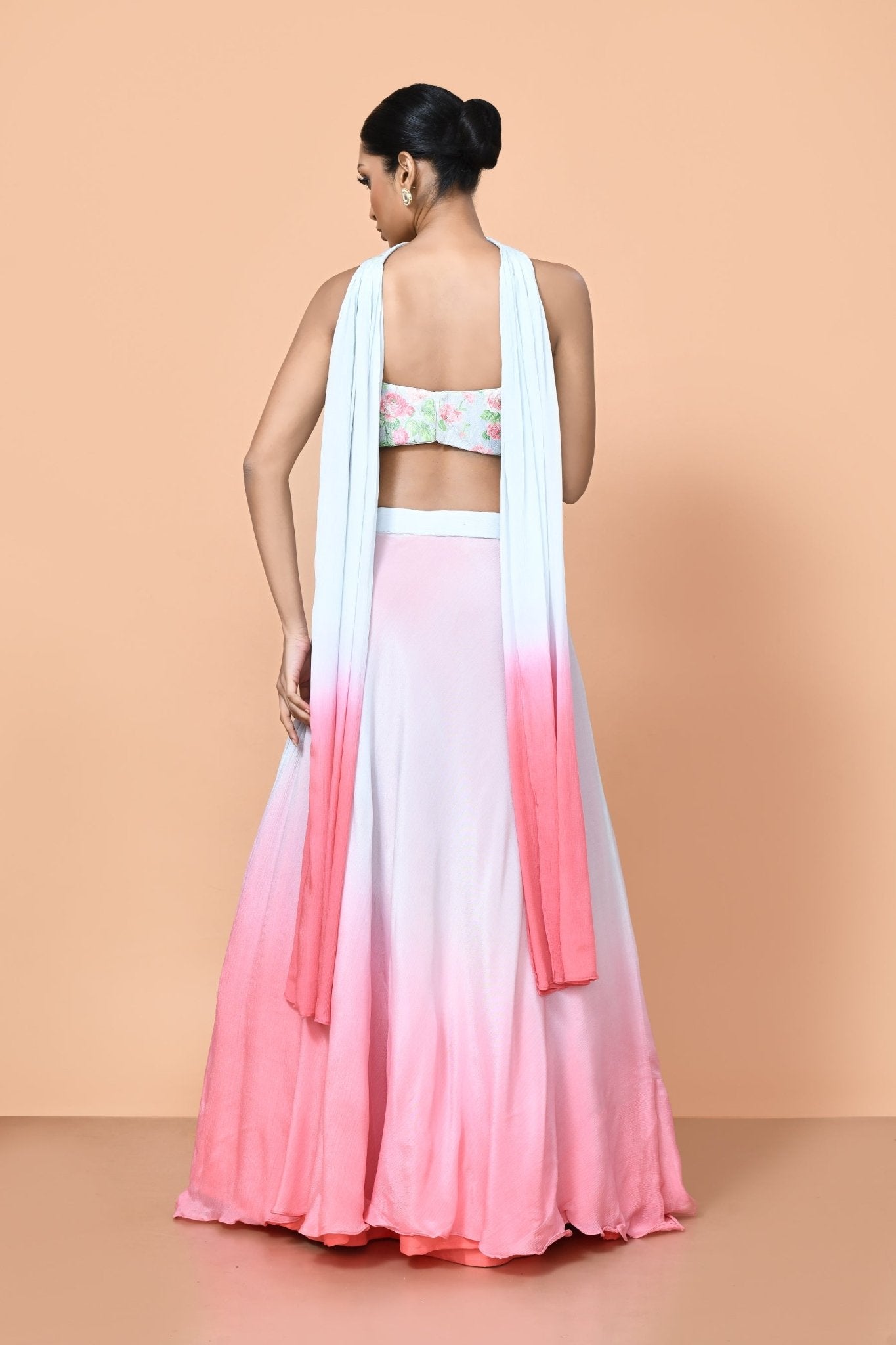 Designer Wear Pink Lehenga Set - Simaaya